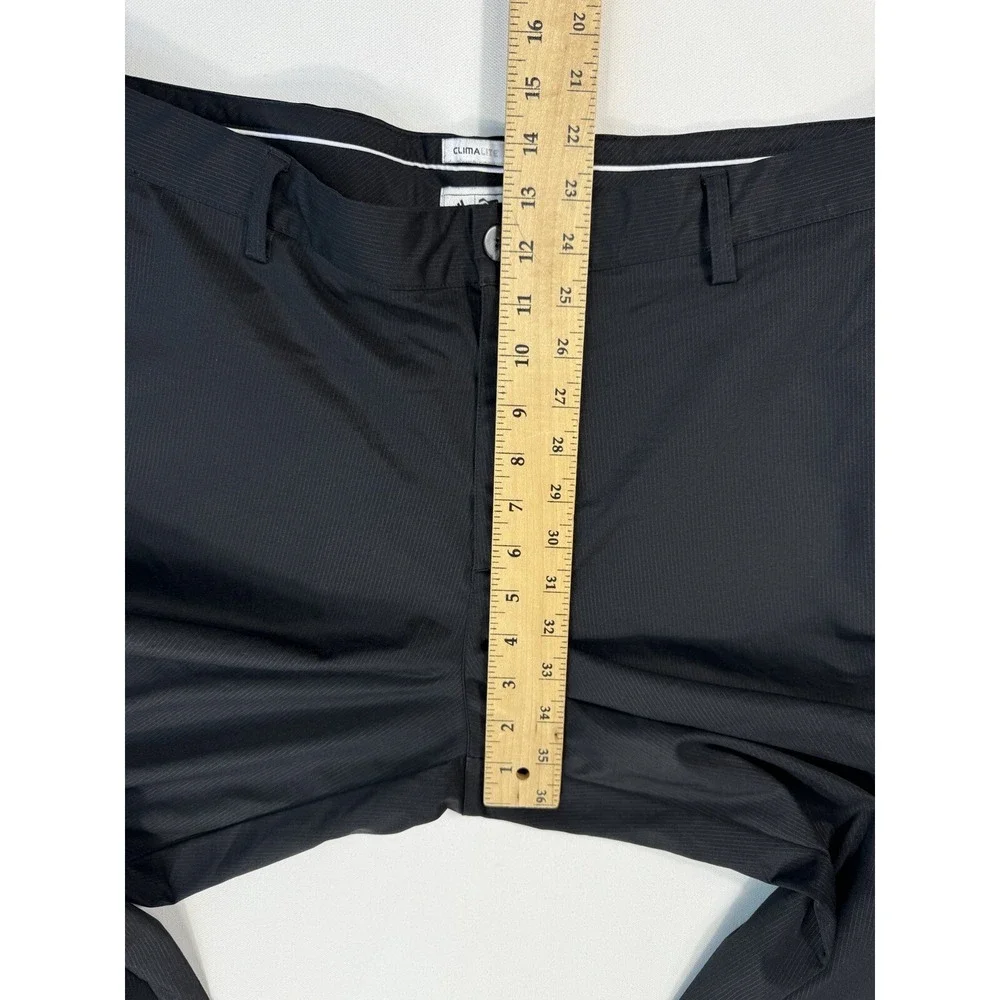 Adidas Golf Pants Mens 38x32 Black Climalite Adicross Tapered Active Performance